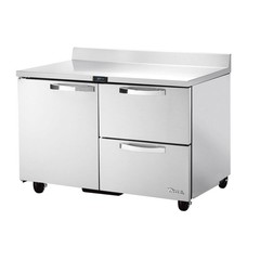 True TWT-48D-2-HC~SPEC3 48″ Solid Door & Two Drawered Worktop Refrigerator, 1…