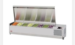 Turbo Air CTST-1800-13-N 70″ E-Line Countertop Salad Table, 8 Pan Capacity