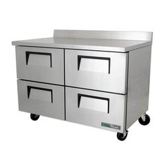 True TWT-48D-4-HC 48″ Four Drawered Worktop Refrigerator, 12 Cu. Ft.