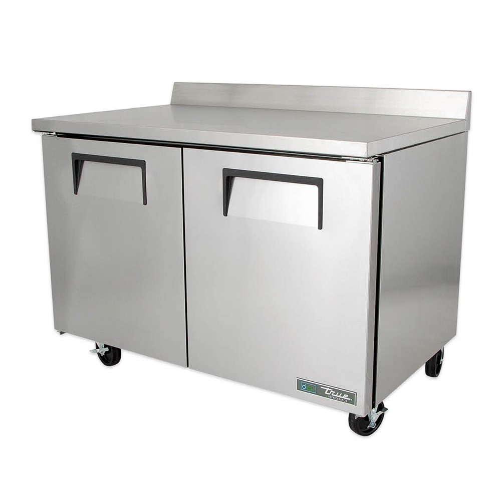 True TWT-48-HC 48″ Solid Two Door Worktop Refrigerator, 12 Cu. Ft.