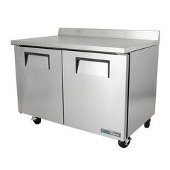 True TWT-48-HC 48″ Solid Two Door Worktop Refrigerator, 12 Cu. Ft.