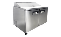 NSF 47″ W Sandwich/Salad Prep Table Cooler 12 Pan Pizza Cooler