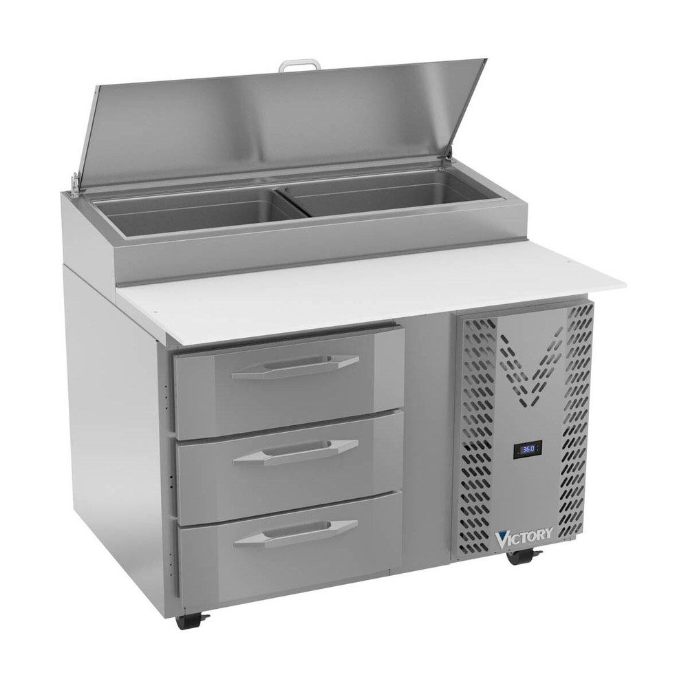Victory VPPD46HC-3 46″ Refrigerated Pizza Prep Table
