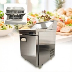 Commercial Sandwich Salad Prep Table Refrigerator 2-8℃ Temperature Control 110V