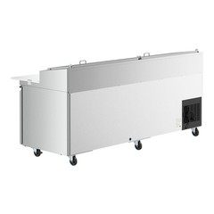 94″ 1 Door Refrigerated Pizza Prep Table with 4 Drawers
