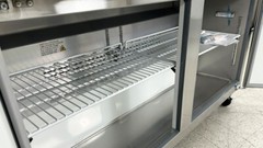 NEW 60″ Commercial Double Lid Refrigerator Prep Table Sandwich Pizza NSF ETL
