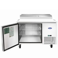 Atosa MPF8201 44″ One Section Reach-In Refrigerated Pizza Prep Table 9.7 cu. ft.