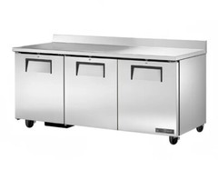 True TWT-72-HC 72″ Solid Three Door Worktop Refrigerator, 19 cu ft