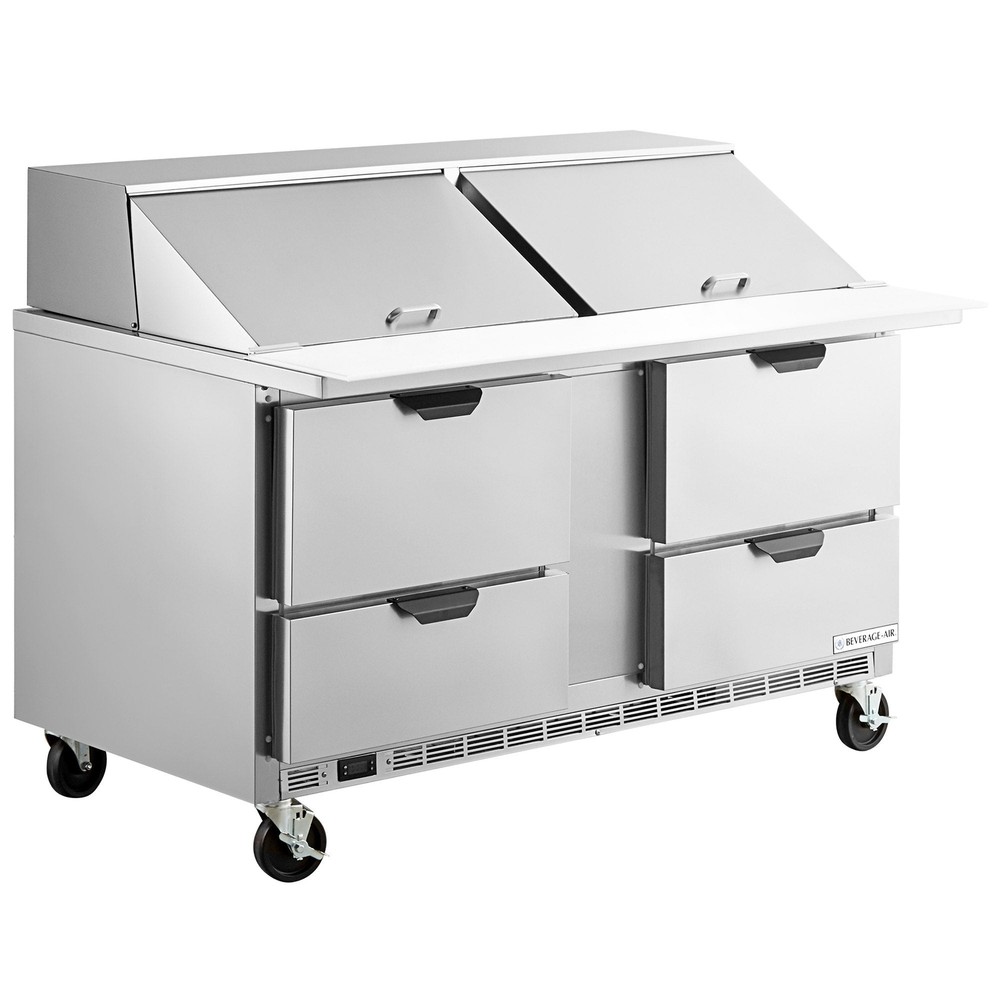 Beverage-Air Elite Series 60″ 4 Drawer Mega Top Refrigerated Sandwich Prep Table